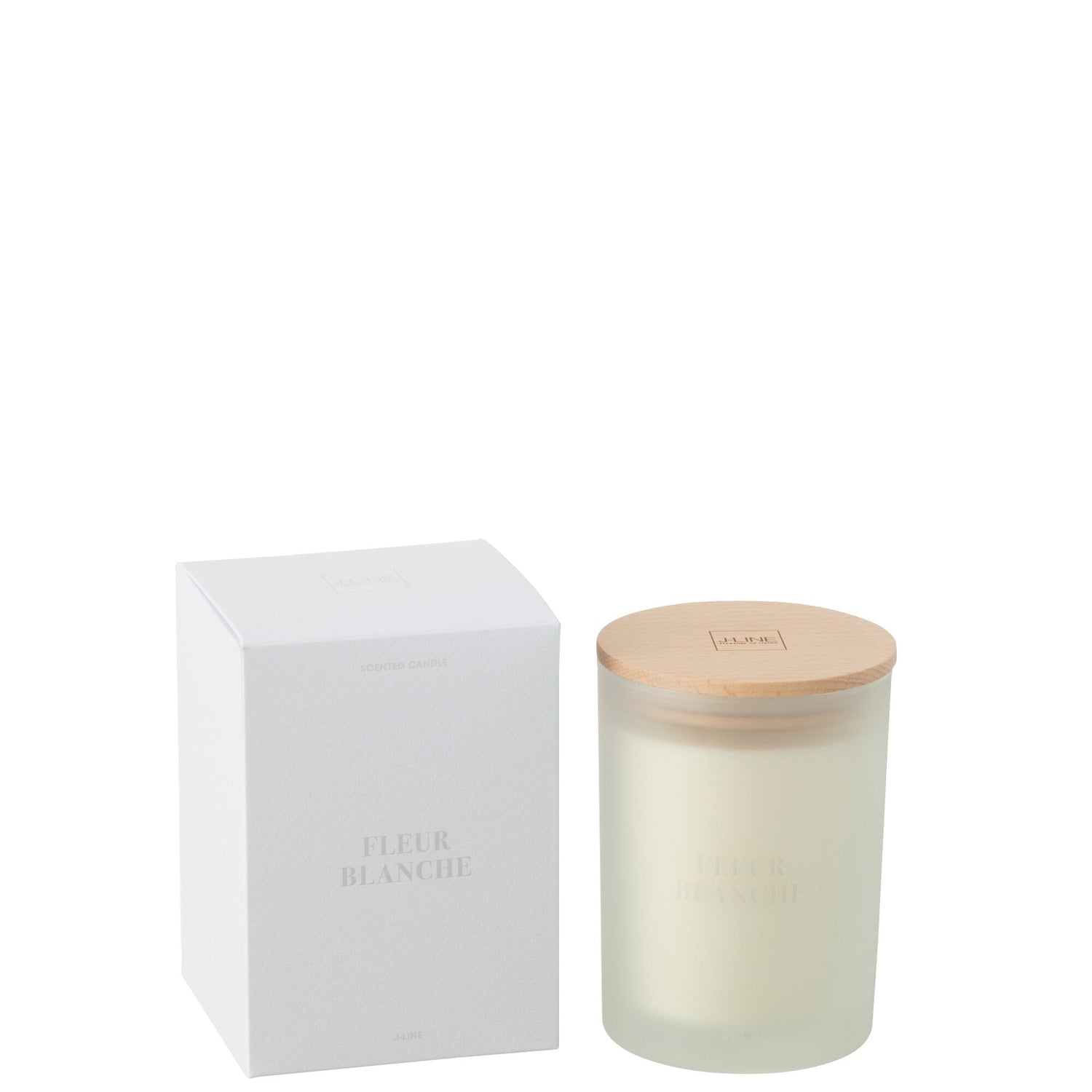 Geurkaars Accords Essentiels Fleur Blanche 38 Uur - Geurkaars - J-Line - livinglovely.nl