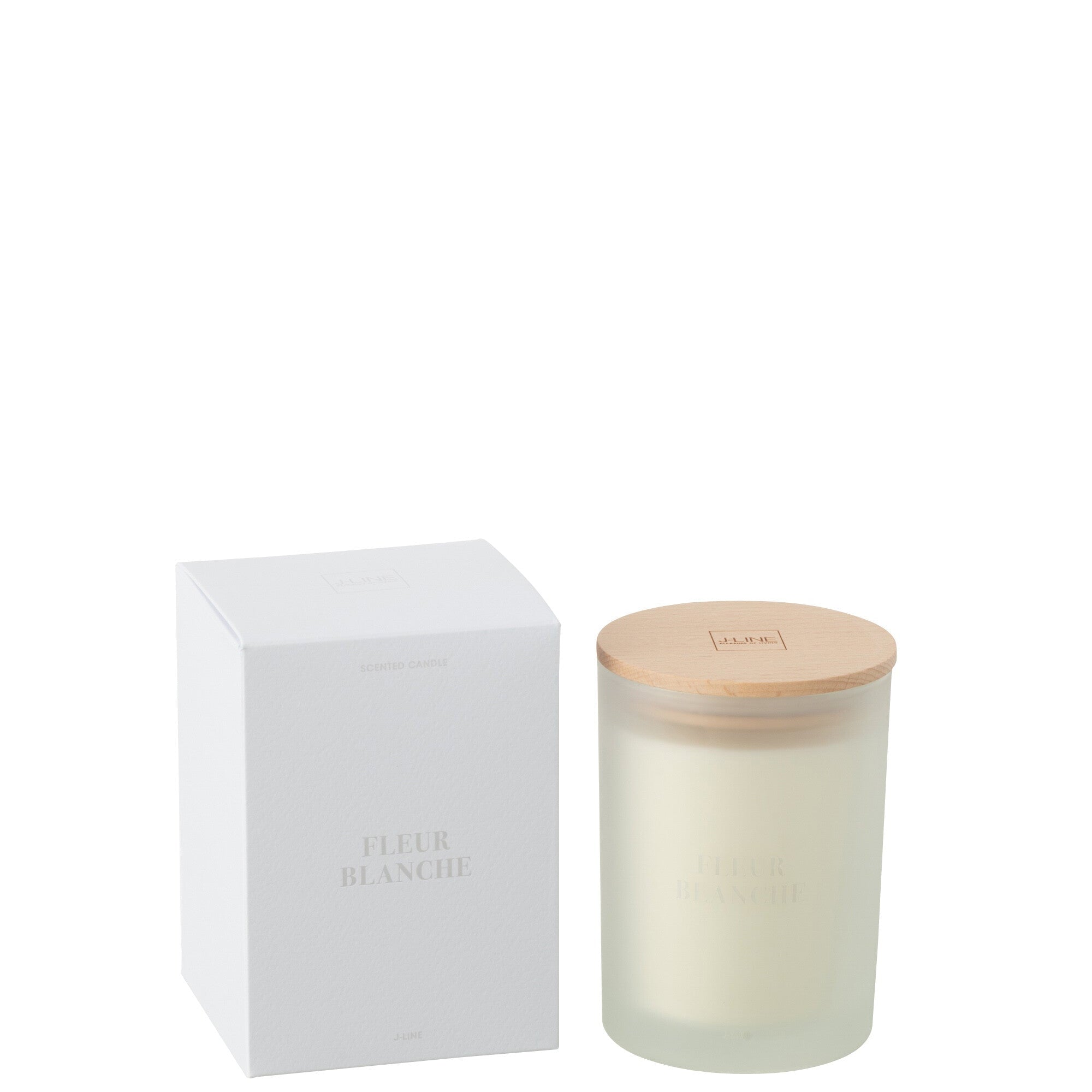 Geurkaars Accords Essentiels Fleur Blanche 38 Uur - Geurkaars - J-Line - livinglovely.nl