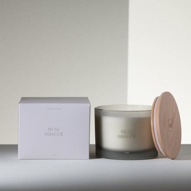 Geurkaars Accords Essentiels Musc Obscur 28 Uur - Geurkaars - J-Line - livinglovely.nl