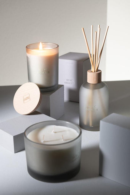 Geurkaars Accords Essentiels Musc Obscur 38 Uur - Geurkaars - J-Line - livinglovely.nl