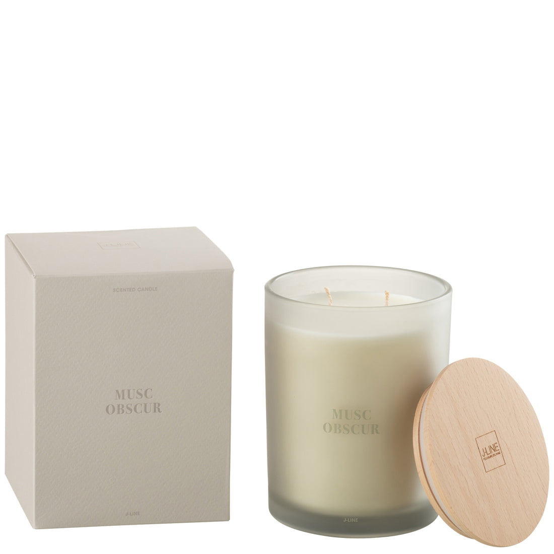 Geurkaars Accords Essentiels Musc Obscur 52 Uur - Geurkaars - J-Line - livinglovely.nl