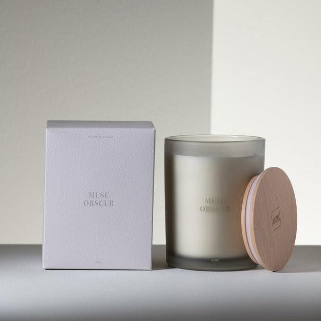 Geurkaars Accords Essentiels Musc Obscur 52 Uur - Geurkaars - J-Line - livinglovely.nl