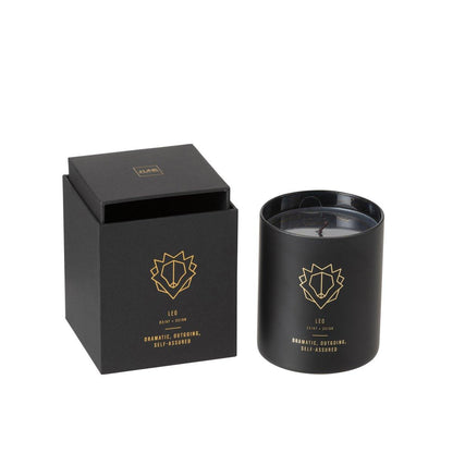 Geurkaars Astro Leeuw Zwart-50u - Geurkaars - J-Line - livinglovely.nl