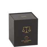 Geurkaars Astro Weegschaal Zwart-50u - Geurkaars - J-Line - livinglovely.nl