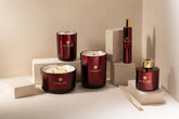 Geurkaars Excellent Rose Champagne Wijnrood Small-50u - Geurkaars - J-Line - livinglovely.nl
