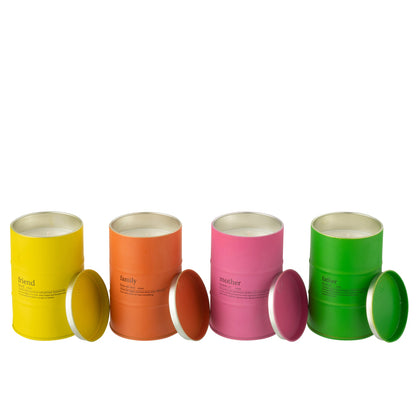 Geurkaars Family Quote Assortiment 50 Uur J-Line
