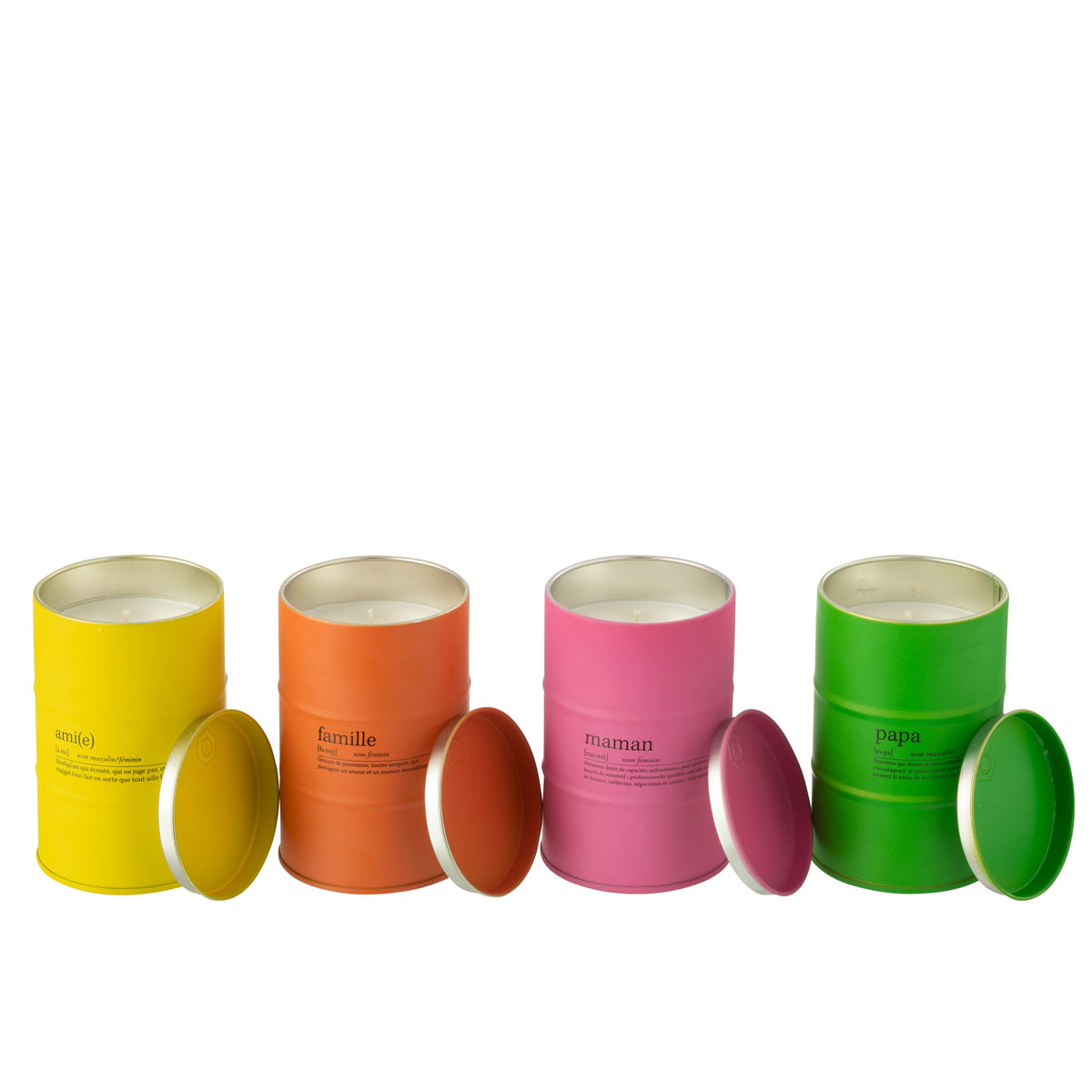 Geurkaars Family Quote Assortiment 50 Uur J-Line