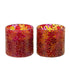 Geurkaars Flower Mosaic Wax Medium Set van 2-55u