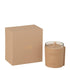 Geurkaars Leder Bruin 40uur - Geurkaars - J-Line - livinglovely.nl