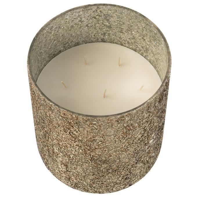 Geurkaars Luxuria Brons Extra Large 120H - Geurkaars - J-Line - livinglovely.nl