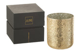 Geurkaars Luxuria Goud Extra Large J-Line - 120 Uur - Geurkaars - J-Line - livinglovely.nl