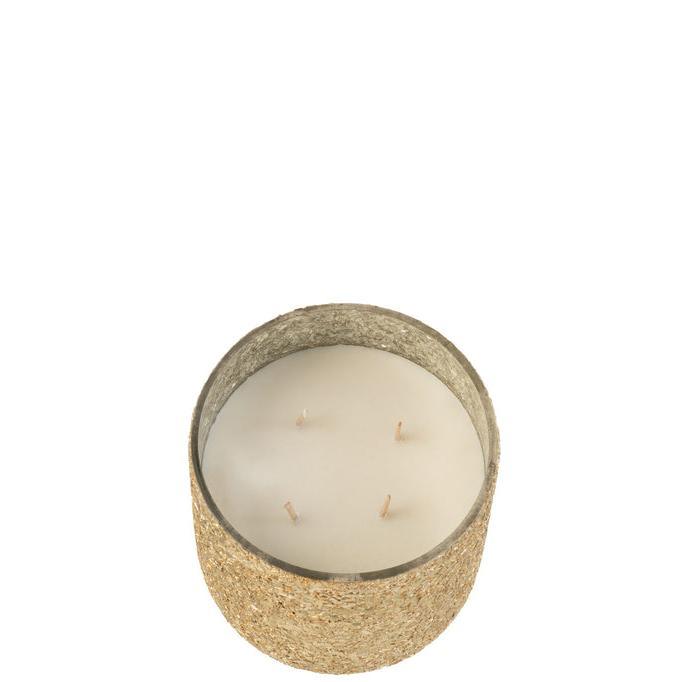 Geurkaars Luxuria Goud Medium J-Line - 60 Uur - Geurkaars - J-Line - livinglovely.nl