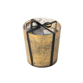 Geurkaars M-Chic Glas Goud/Zwart Large-140u