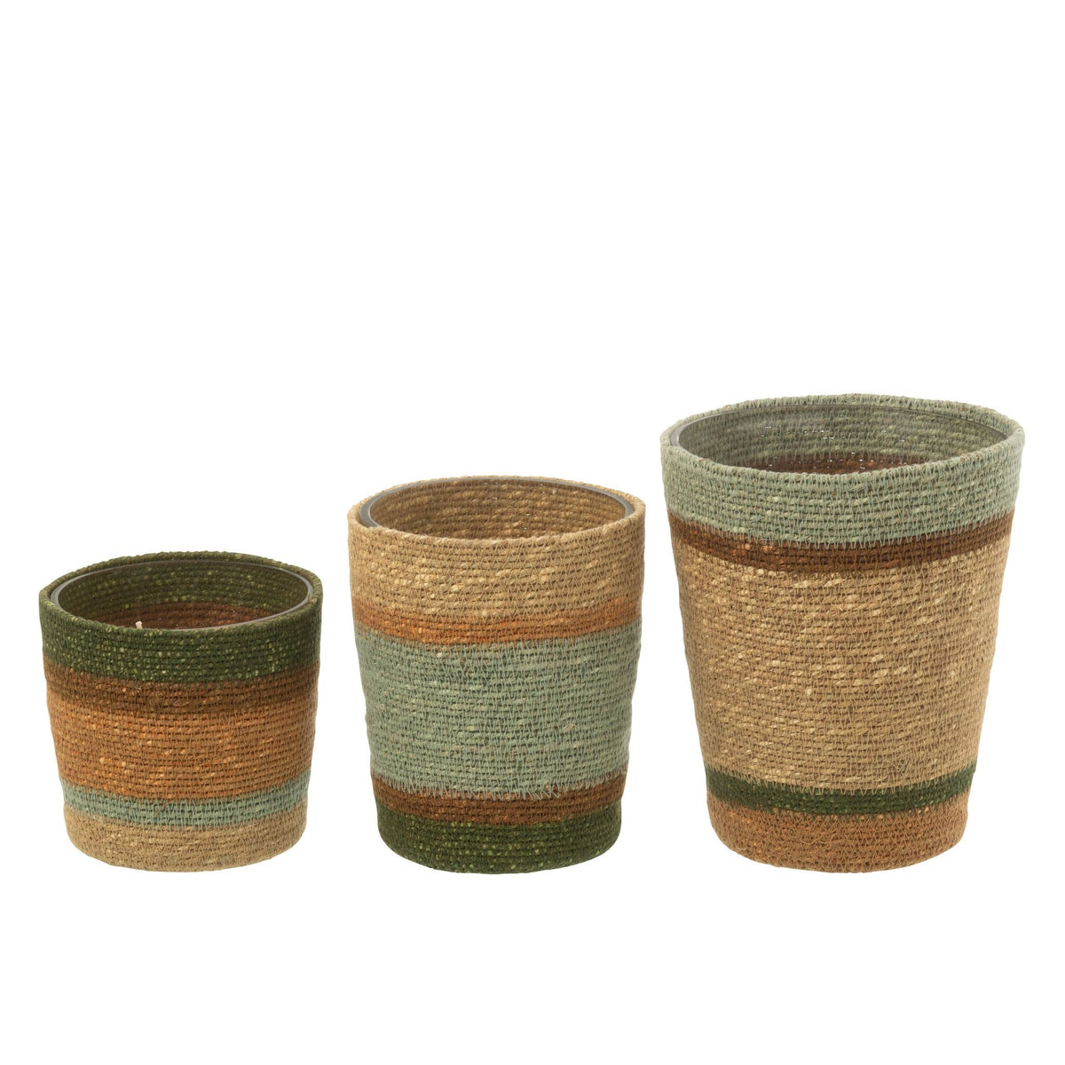 Geurkaars Mand Beige Large - 75 Uur
