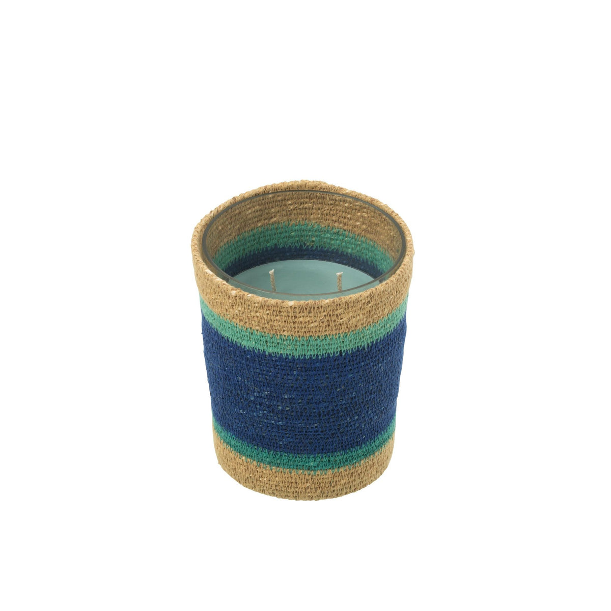 Geurkaars Mand Wax Azuur Medium - 55 Uur