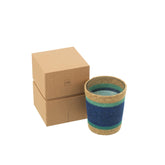 Geurkaars Mand Wax Azuur Medium - 55 Uur
