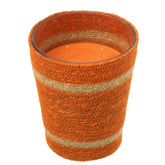 Geurkaars Mand Wax Oranje Large - 75 Uur - Geurkaars - J-Line - livinglovely.nl