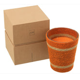 Geurkaars Mand Wax Oranje Large - 75 Uur