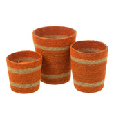 Geurkaars Mand Wax Oranje Large - 75 Uur