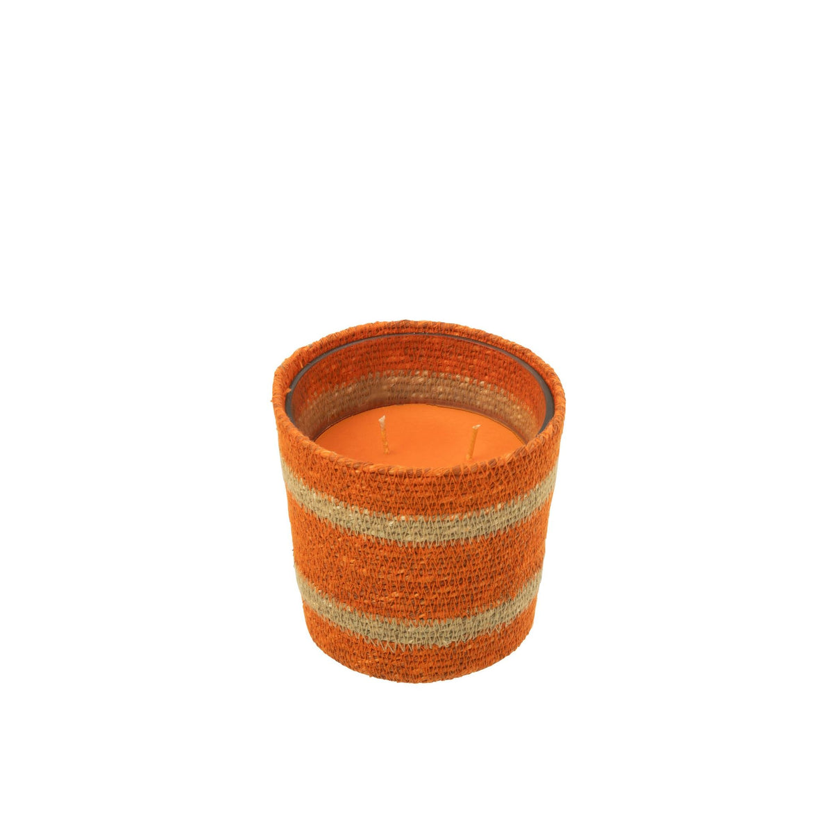 Geurkaars Mand Wax Oranje Small - 45 Uur