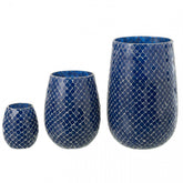 Geurkaars Mia Mozaiek Blauw Large-230h