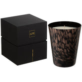 Geurkaars Noa Sandalwood Zwart/Goud Large 95uur - Geurkaars - J-Line - livinglovely.nl