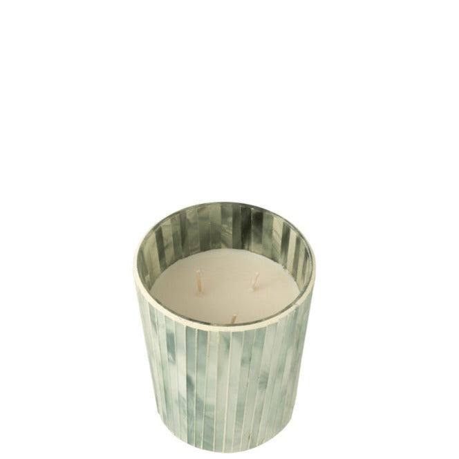 Geurkaars Noa Seaside Bliss Lichtblauw Medium - 55u