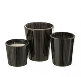 Geurkaars Noa Spicy Twilight Zwart Large-60h - Geurkaars - J-Line - livinglovely.nl