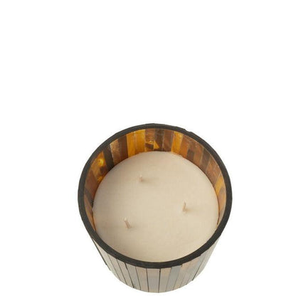 Geurkaars Noa Zesty Sunburst Oker Small-35h
