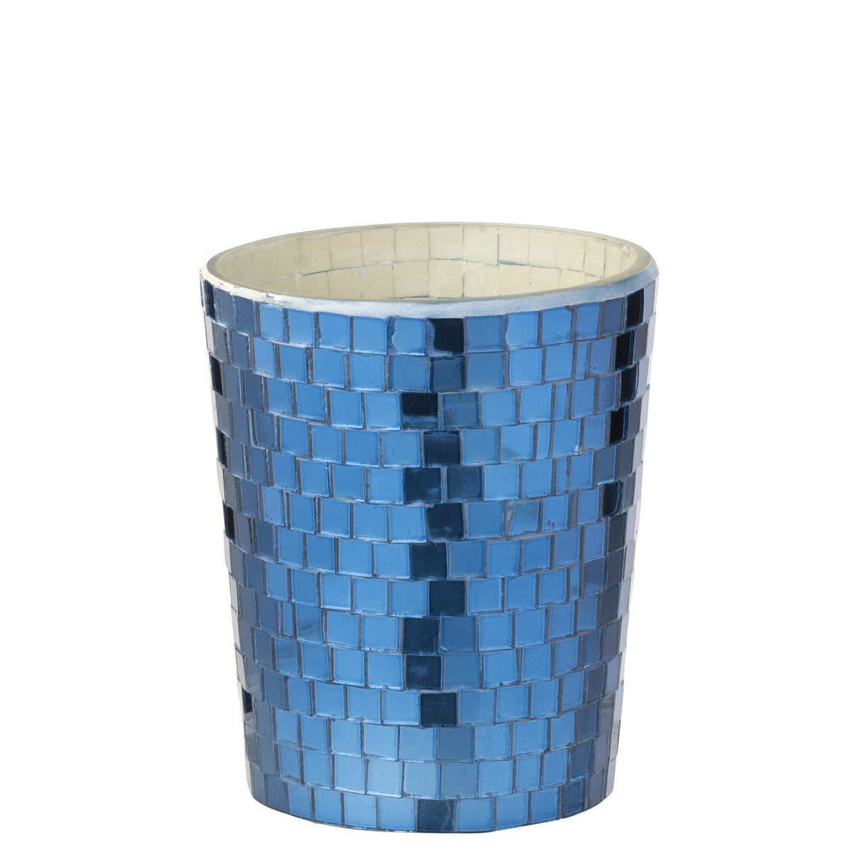 Geurkaars Spiegel Glas Blauw J-Line
