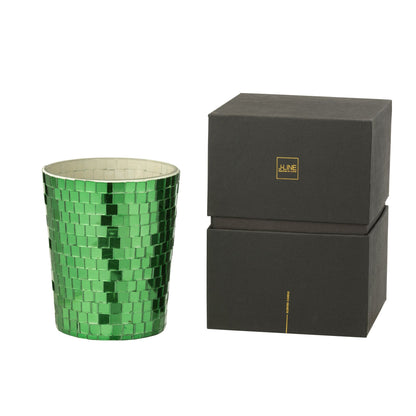 Geurkaars Spiegel Glas Groen J-Line