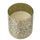 Geurkaars Tender Rose Wax Groen Extra large - 150u - Geurkaars - J-Line - livinglovely.nl