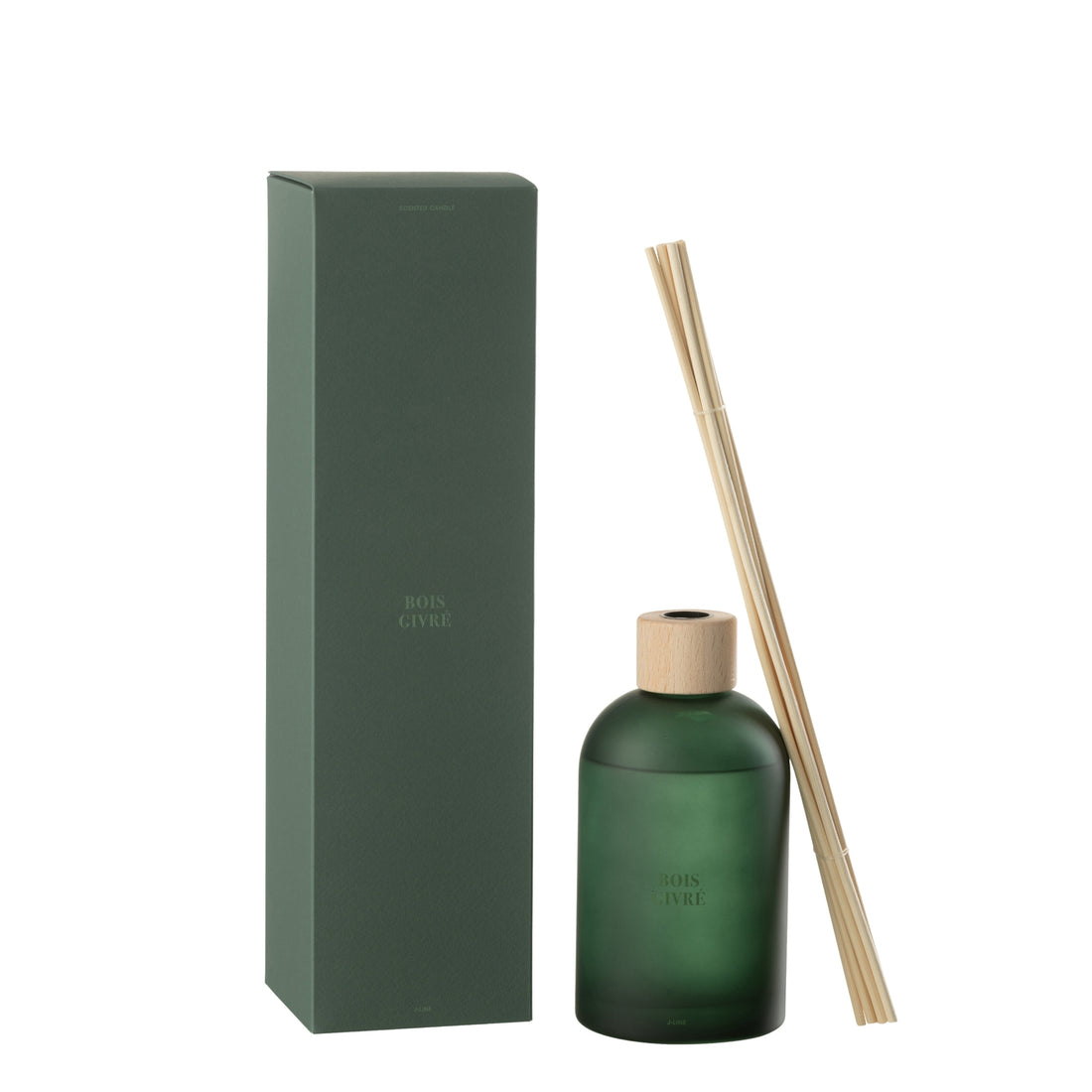 Geurstokjes Accords Essentiels Bois Givré 550ml - Geurstokjes - J-Line - livinglovely.nl