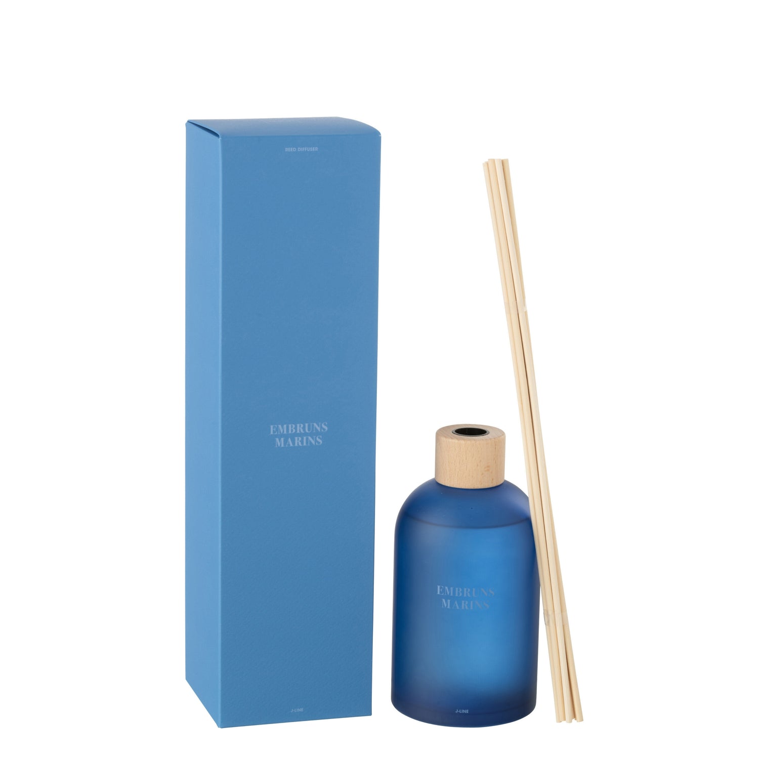 Geurstokjes Accords Essentiels Embruns Marins 550ml - Geurstokjes - J-Line - livinglovely.nl