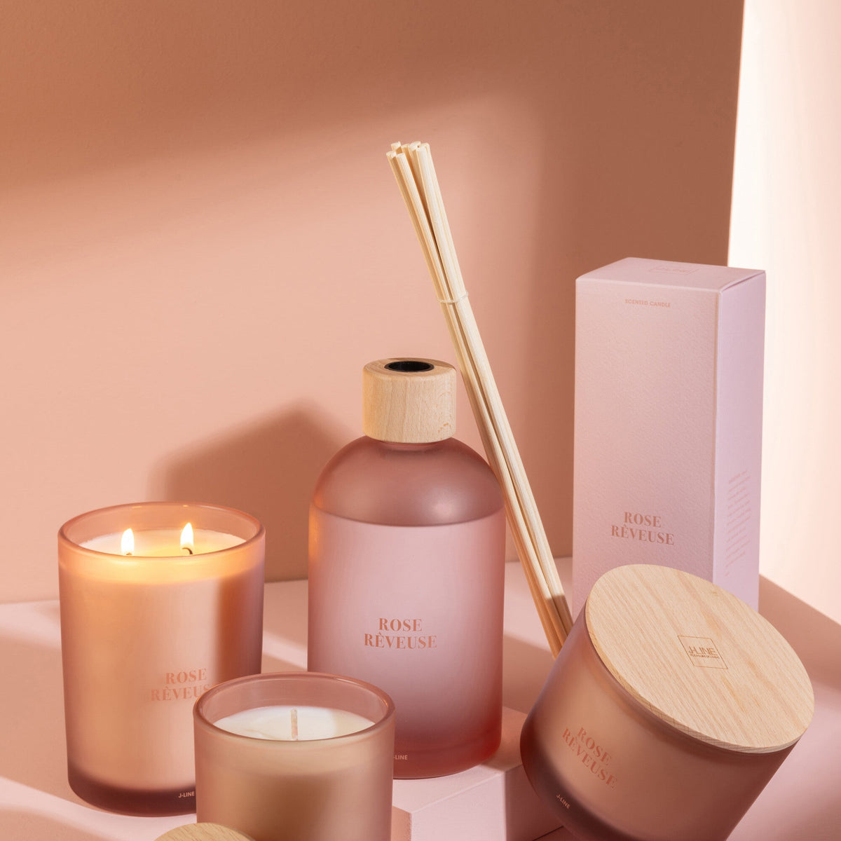 Geurstokjes Accords Essentiels Rose Rêveuse 550ml