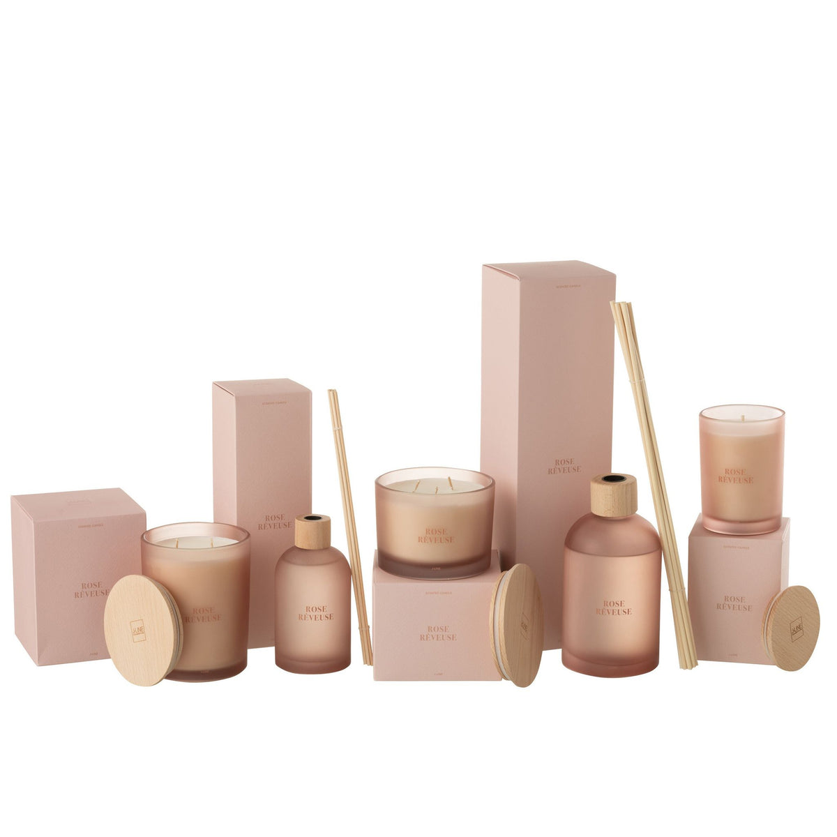 Geurstokjes Accords Essentiels Rose Rêveuse 550ml