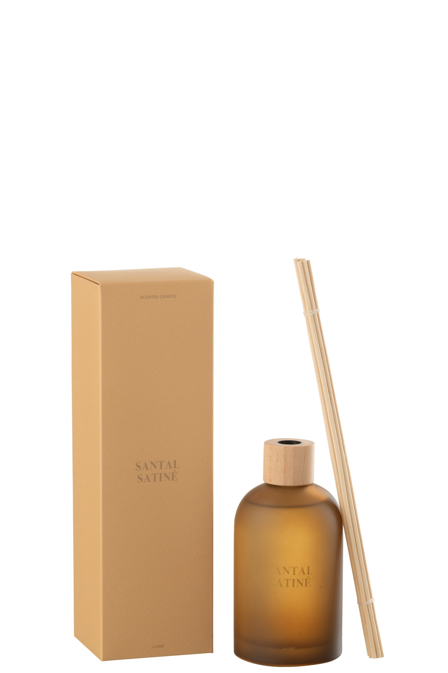 Geurstokjes Accords Essentiels Santal Satiné 250ml - Geurstokjes - J-Line - livinglovely.nl