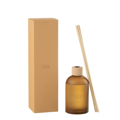 Geurstokjes Accords Essentiels Santal Satiné 550ml - Geurstokjes - J-Line - livinglovely.nl