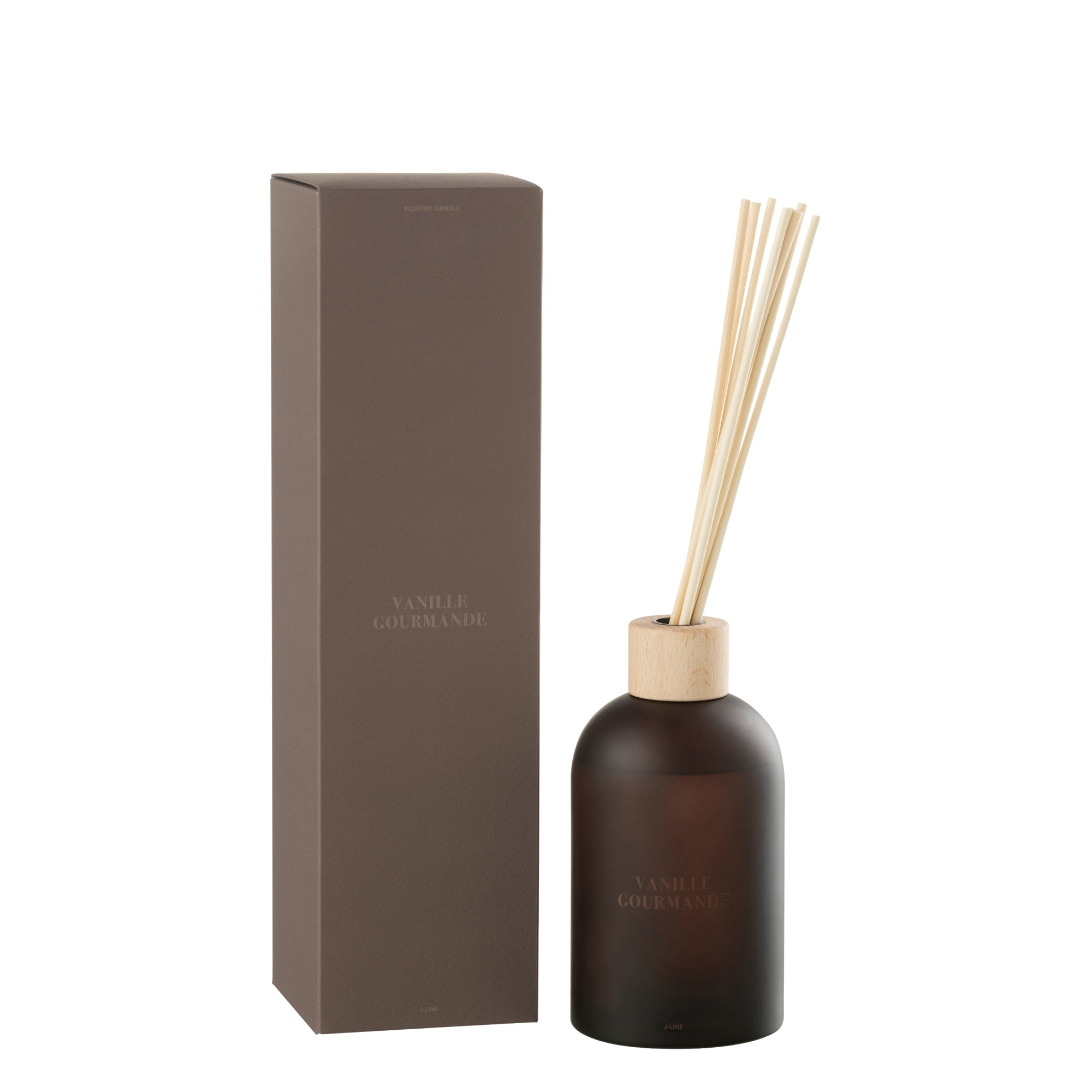 Geurstokjes Accords Essentiels Vanille Gourmande 550ml - Geurstokjes - J-Line - livinglovely.nl