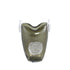Giah Green Solid Glass Vase With Deco Rounds S PTMD - Vaas - PTMD - livinglovely.nl