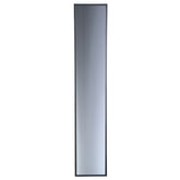 Gracy Spiegel Zwart IJzer Rechthoek Rookgrijs Medium van PTMD, hoge spiegel met getint rookgrijs glas