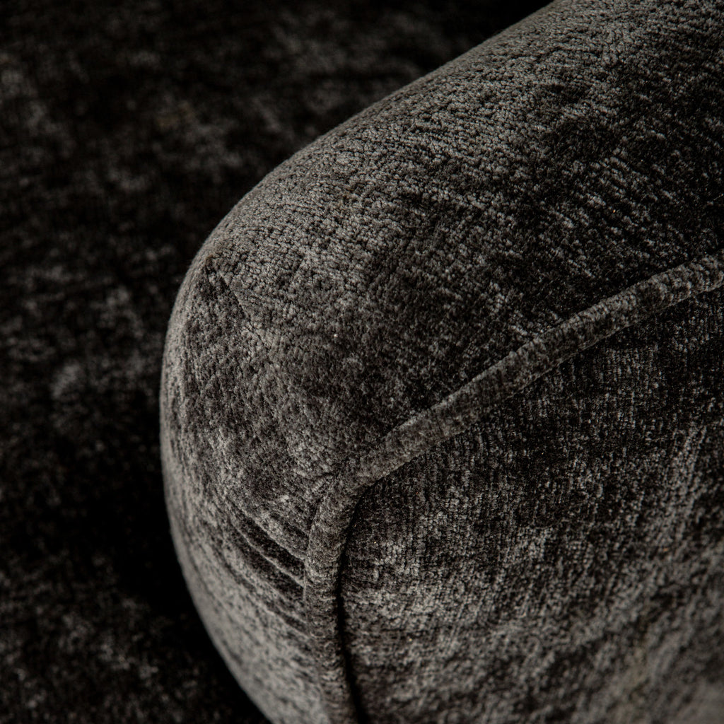 Grasa Fauteuil Antraciet – Fiore Stof 0504 PTMD - Fauteuil - PTMD - livinglovely.nl