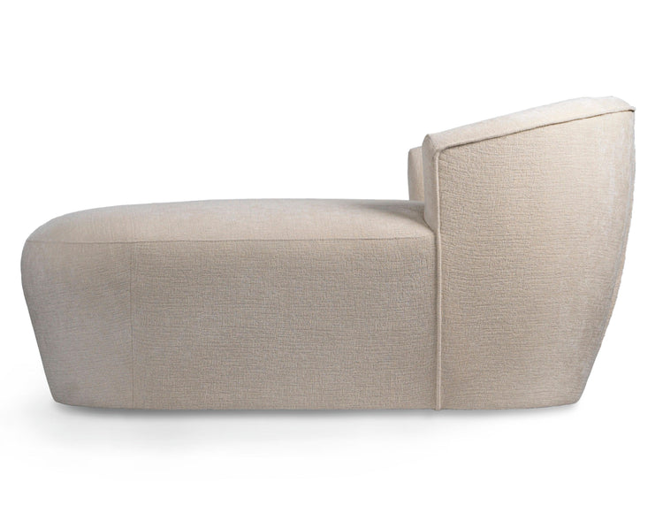 Grasa White 9852 Fiore Fabric Long Sofa Fauteuil PTMD , chaise longue , PTMD , livinglovely.nl