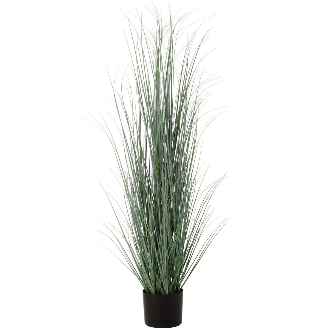 Grassen In Pot Plastiek Blauw/Groen Large - Kunstplant - J-Line - livinglovely.nl