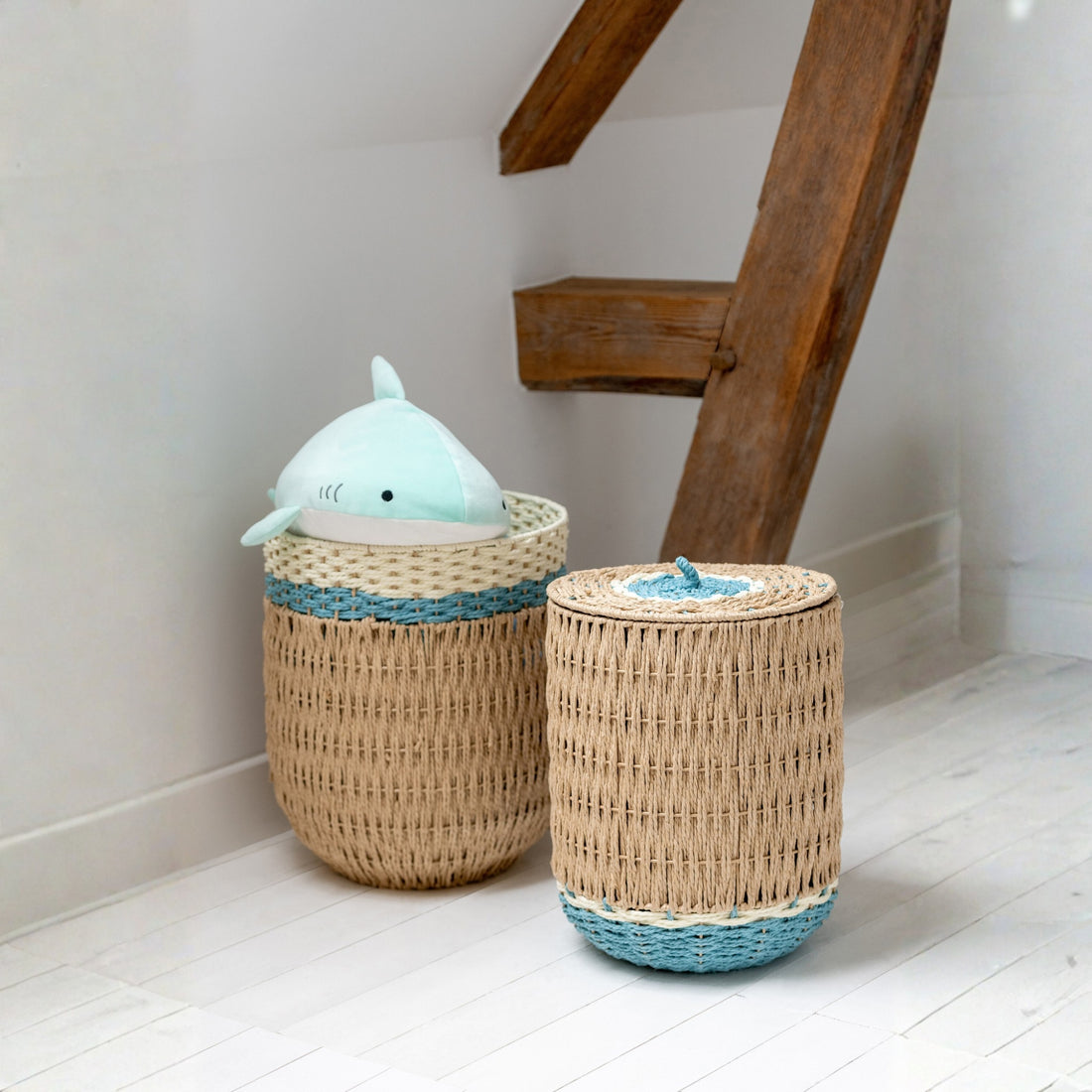 Haai Lach Polyester Muntgroen J-Line