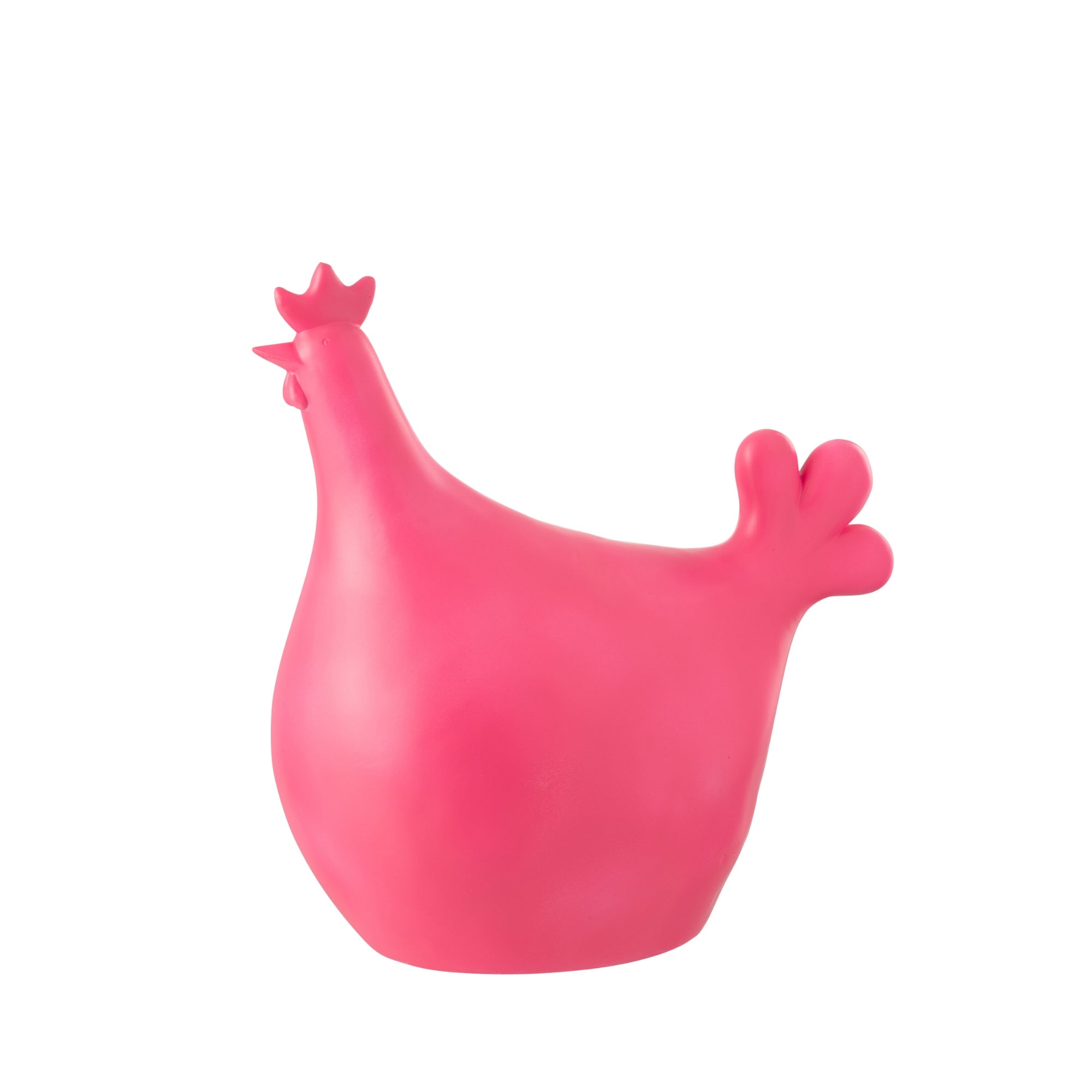 Haan Outdoor Polyresin Roze - Buiten-divers - J-Line - livinglovely.nl