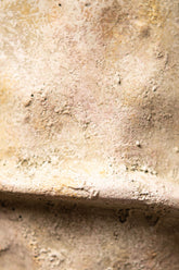 Haania Beige Cement Round Pot With Middle Line XXL PTMD - Pot - PTMD - livinglovely.nl