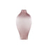 Halde Light Purple Solid Glass Vase Ribbed High Dia19H37cm PTMD - Vaas - PTMD - livinglovely.nl
