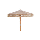 Handgeknoopte Parasol - Créme Fringe - 300cm - Handgeknoopte parasol - Todo Bien - livinglovely.nl