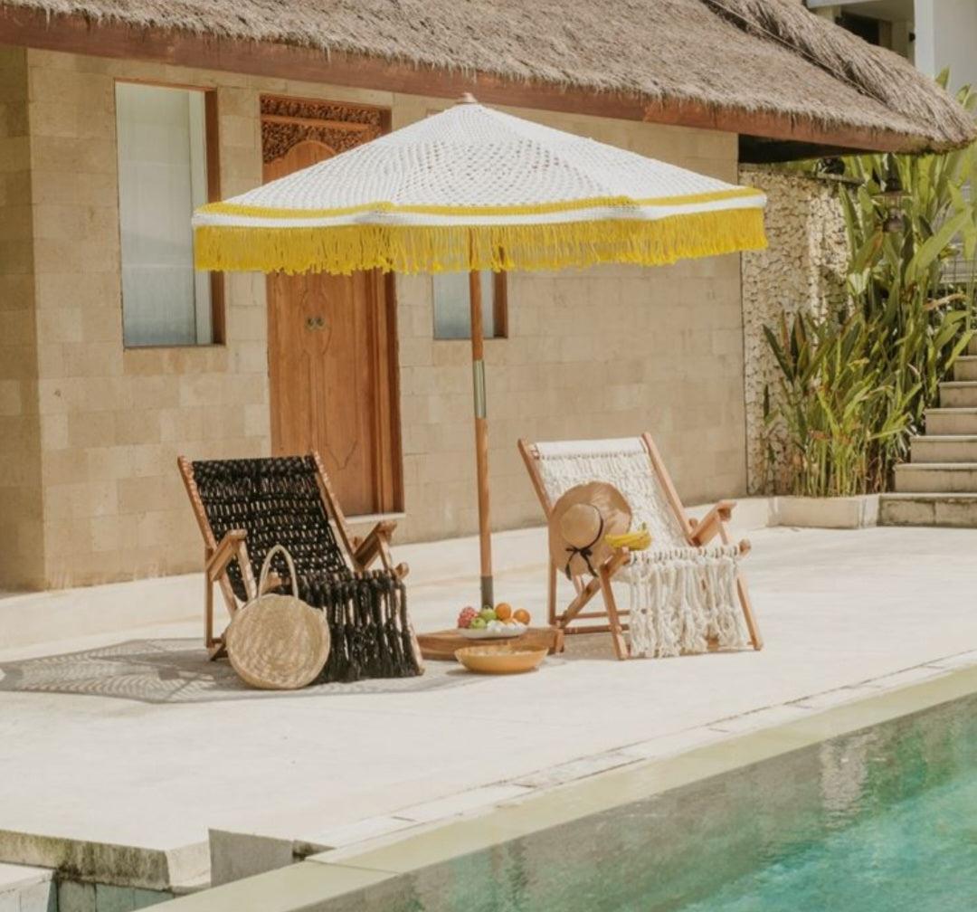 Handgeknoopte Parasol - Lemon Tree - 250cm - Handgeknoopte parasol - Todo Bien - livinglovely.nl